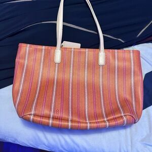 Coach Legacy Weekend Ticking Tote